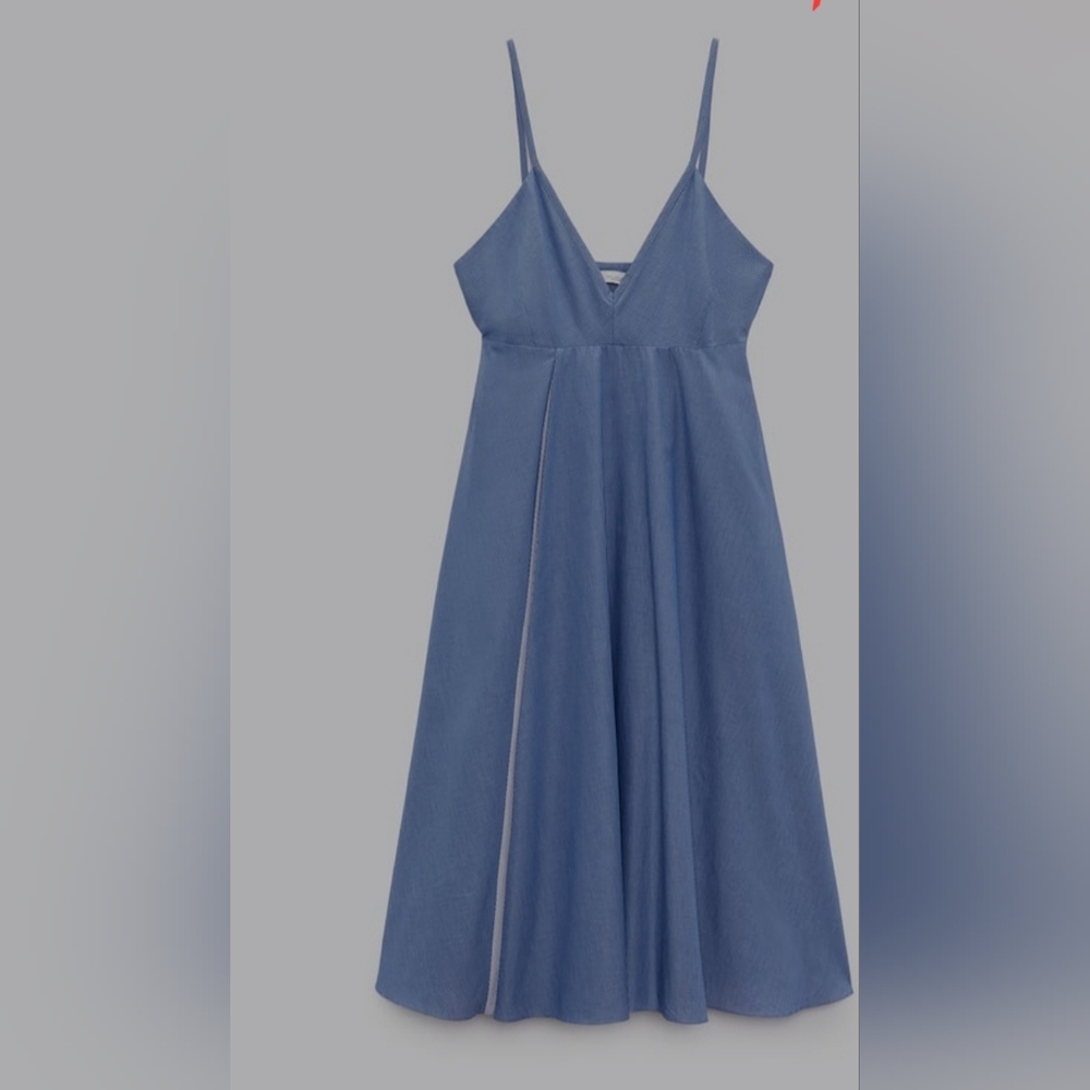 ZARA blue dress size s - Picture 6 of 8